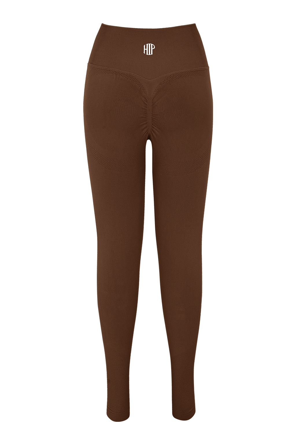 Power Support Hip-Up Leggings Choco Brown